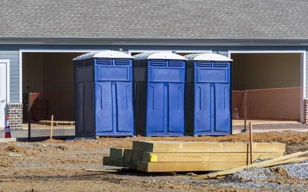 our porta potties for job sites include features such as non-slip flooring, secure locking systems, and ventilation to ensure safety and comfort for workers